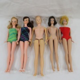 1960's Mattel Barbie, Midge, & other dolls