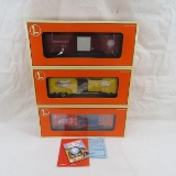 Lionel 6464 Archive 3-pack boxcar set GN, NYC