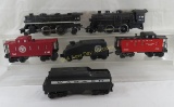 2 Lionel engines, 2 tenders & 2 cars