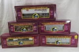 5 MTH Milwaukee Road Train Cars in boxes