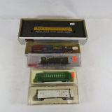 5 N Scale Trains with 1 Con-Cor Locomotive