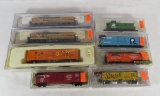8 N Scale Trains with 2 Locomotives