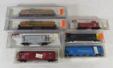 7 N Scale Trains with 2 Locomotives