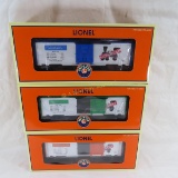 Lionel Monopoly Boxcar 3 pack 6-39292 with box