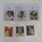 6 1949 & 1950 Bowman baseball cards