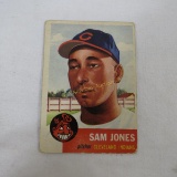 1953 Topps Sam Jones baseball card #6