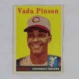 1958 Topps Vada Pinson rookie baseball card #420