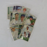 13 1950 and 1951 Bowman baseball cards