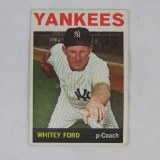 1964 Topps Whitey Ford baseball card