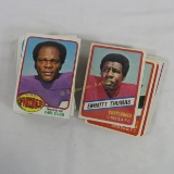 75 + 1974 and 1976 Topps football cards with stars