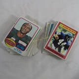 65 1976 Topps football cards with stars