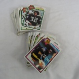 100 1979 Topps football cards with stars