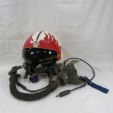 Pilot Helmet and Face Mask