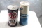 2 Collectible Oil Cans Amoco Outboard Oil Zip Top