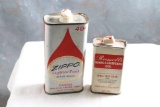 2 Collectible Handy Oiler Cans Zippo Lighter Fluid