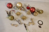 Modern Christmas Ornaments Lot