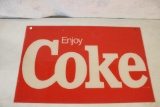Coca Cola Coke Plastic Sign 24