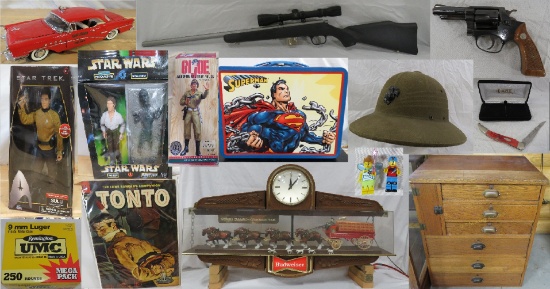 9-9-21 Firearms, military, ammo, toys, Breweriana