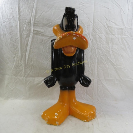 Daffy Duck plaster sculpture- 22" tall