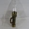 NYCS brass and glass wall lamp