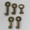 4 B&O Switch Keys and 1 B&M Signal Key