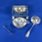 4 pieces C&NW silver plate