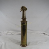 Brass Kerosene Torch marked QNB with a Star