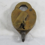 AT&SFRR Brass Lock & Key