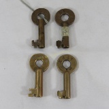Monon, MCRR & 2  CCC&STLRR Switch Keys