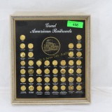 Great American Railroads Button Display