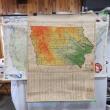 Great Northern and Iowa Wall Maps