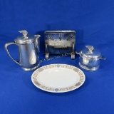 Milwaukee Rd silver plate & Galatea plate