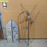 Yard Limit sign and 4 mail grabbers