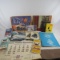 1968-69 Railroad Calendar, Lionel tin sign, books