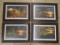 4 Jim Hansel framed prints in matching frames