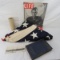 WWII Book, Burial Flag, LIFE magazine & photos