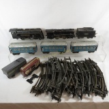 Marx & Lionel tin trains with locomotives & track