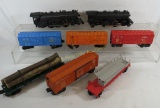 2 Lionel Train Engines #1684 & #1666 + cars