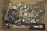 Vintage pocket watches and wrist watches