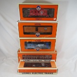 5 Lionel Train Cars in boxes- MOPAC UP Heritage
