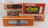 5 Lionel Train Cars with Boxes- 6464 Seaboard