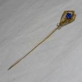 Antique 10kt gold stick pin