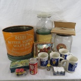 Vintage Tins, Jars & other Advertising Pieces
