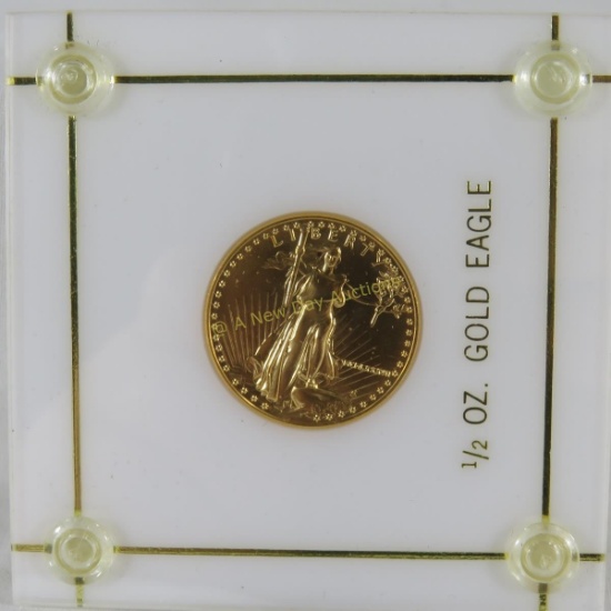 1987 $25 Fine Gold 1/2 ozt gold Eagle