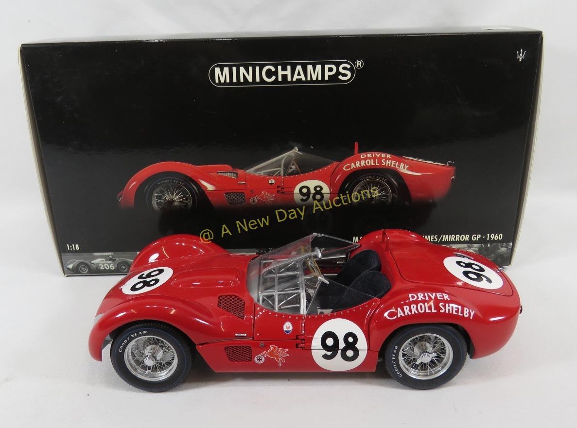 MINICHAMPS Maserati Tipo 61 1960 レッド Minichamps Maserati Tipo 61 Red Carroll Shelby | Proxibid