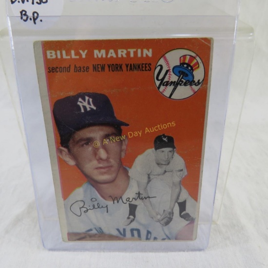 1954 Topps Billy Martin baseball card