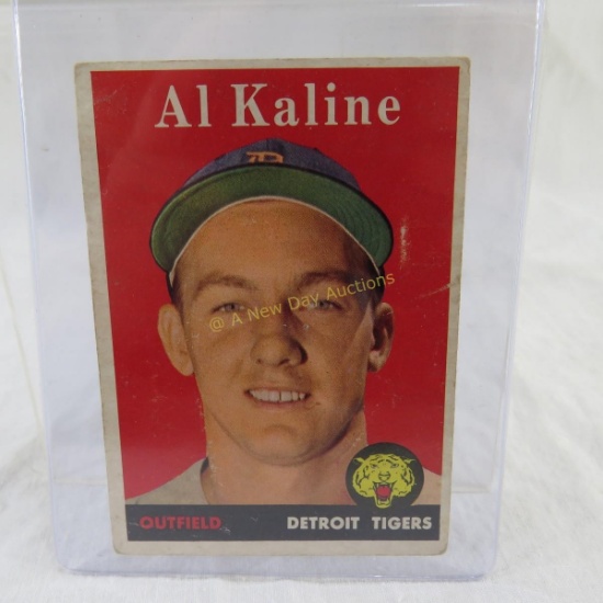 1958 Topps Al Kaline baseball card