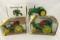 3 Ertl John Deere tractors in boxes