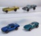 4 Hot Wheels Redline-Classic '57 T-Bird, King Kuda