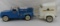 Tonka Farms truck and horse trailer with horses